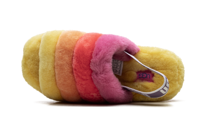Fluff Yeah Slide WMNS "Rainbow Yellow" 1097169 PRYW - view 5