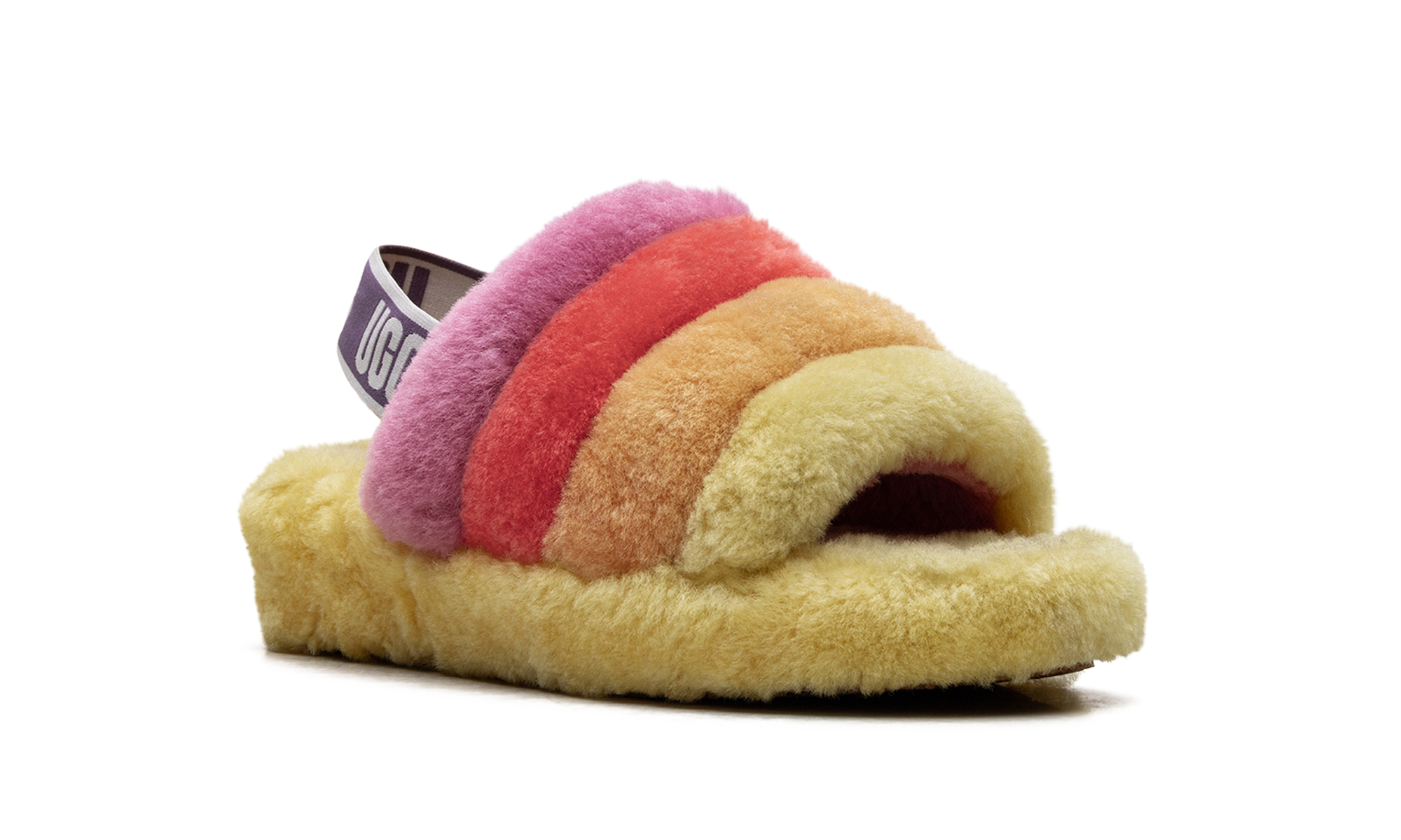 Fluff Yeah Slide WMNS "Rainbow Yellow" 1097169 PRYW - view 7