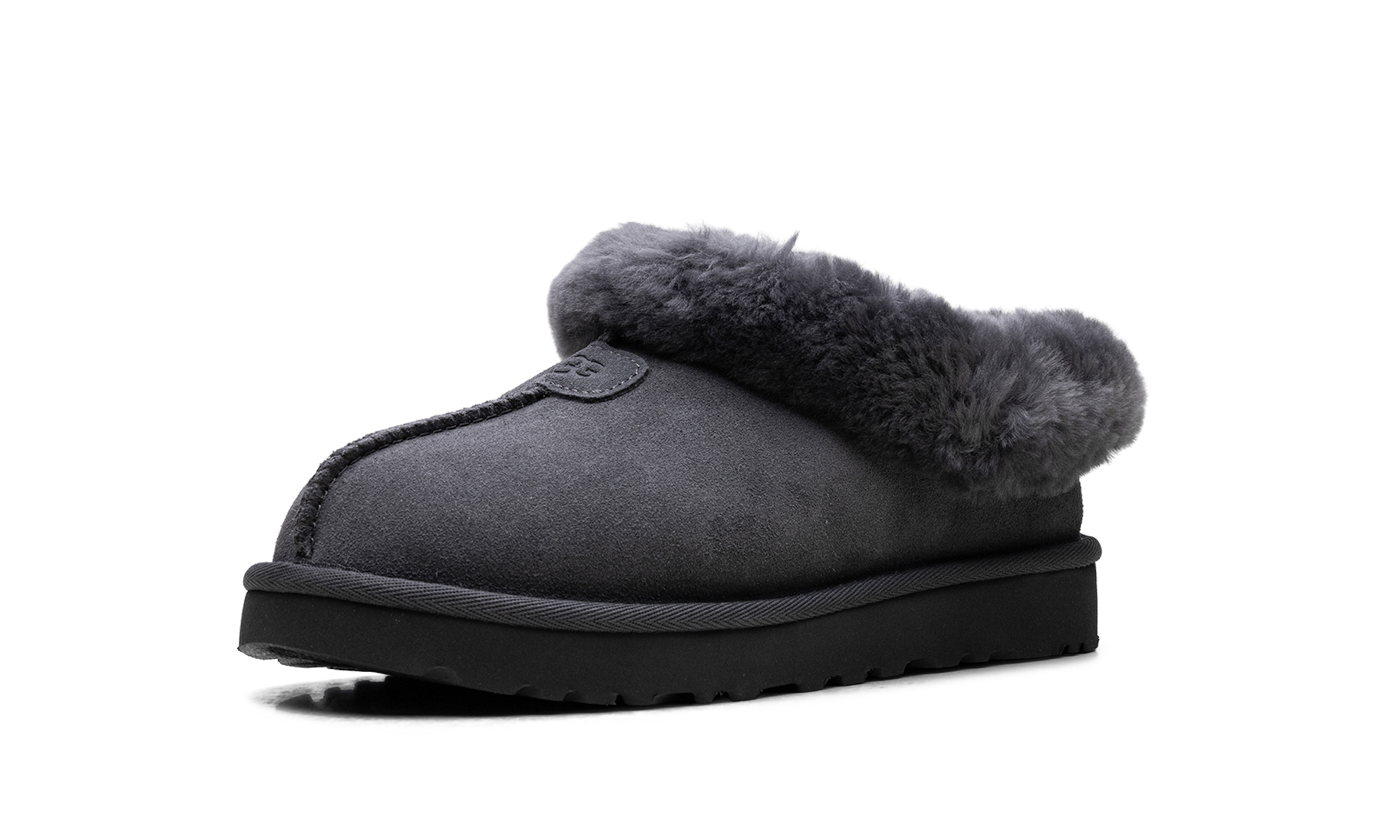Tazzette Genuine Shearling Collar Slipper WMNS "Obsidian" 1134810 OBS - view 4