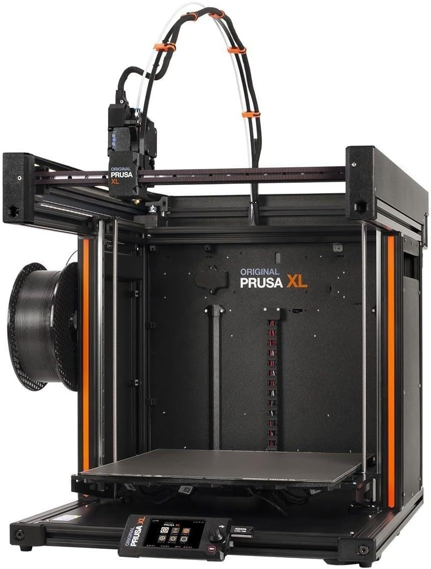 ORIGINAL PRUSA XL Semi-assemblé avec 1 tête d'impression, Imprimante 3D CoreXY grand format, Volume d'impression de 36 x 36 x 36 cm, Mise à niveau avec têtes d'impression supplémentaires