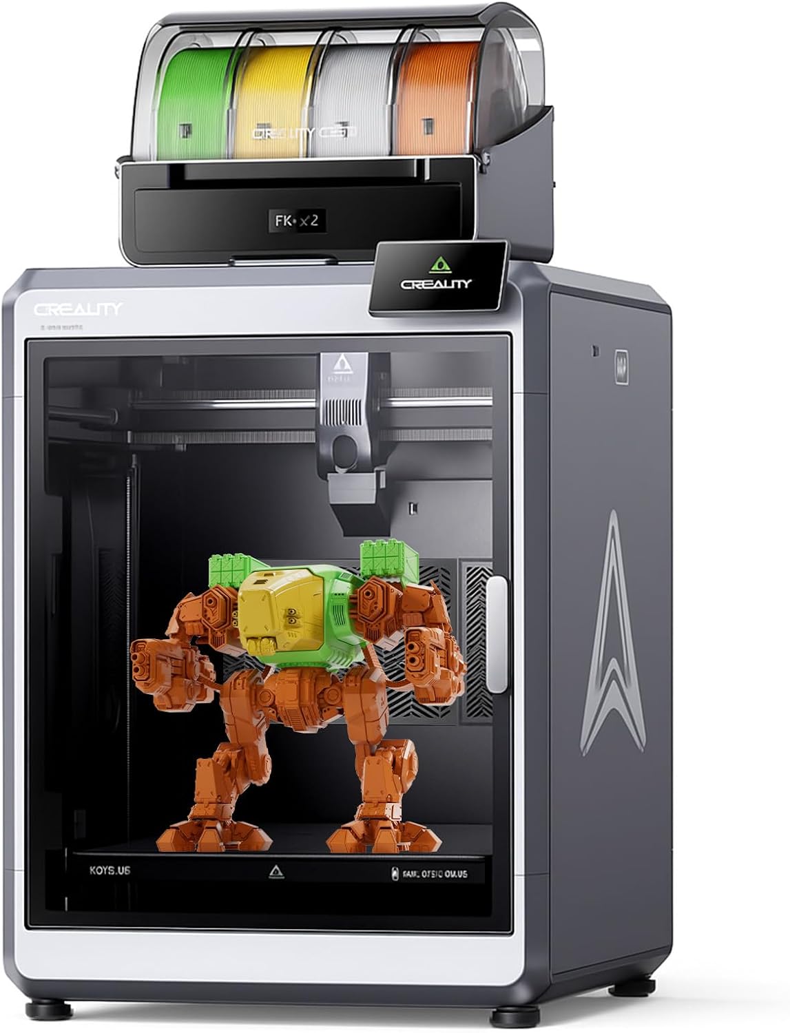 Creality K2 Plus Imprimante Combo 3D, impression couleur avec CFS, vitesse d'impression 600mm/s, caméras Dual AI, niveau entièrement automatique, extrudeuse nouvelle génération, 350 x 350 x 350 mm
