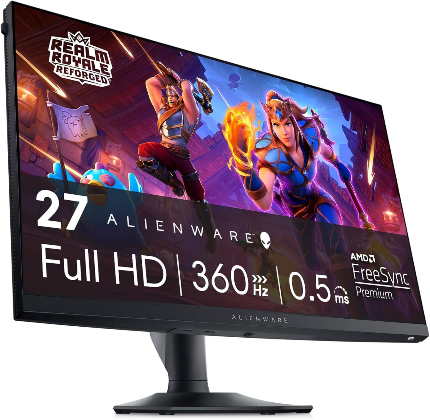 Alienware AW2724HF 27" Full HD (1920 x 1080) Écran Gaming, 360 Hz, Fast IPS, 0.5 ms, AMD FreeSync Premium, VESA AdaptiveSync, 99  pour cent sRGB, HDR 10, 2 x DisplayPort, HDMI, 5 x USB, Garantie 3 ans