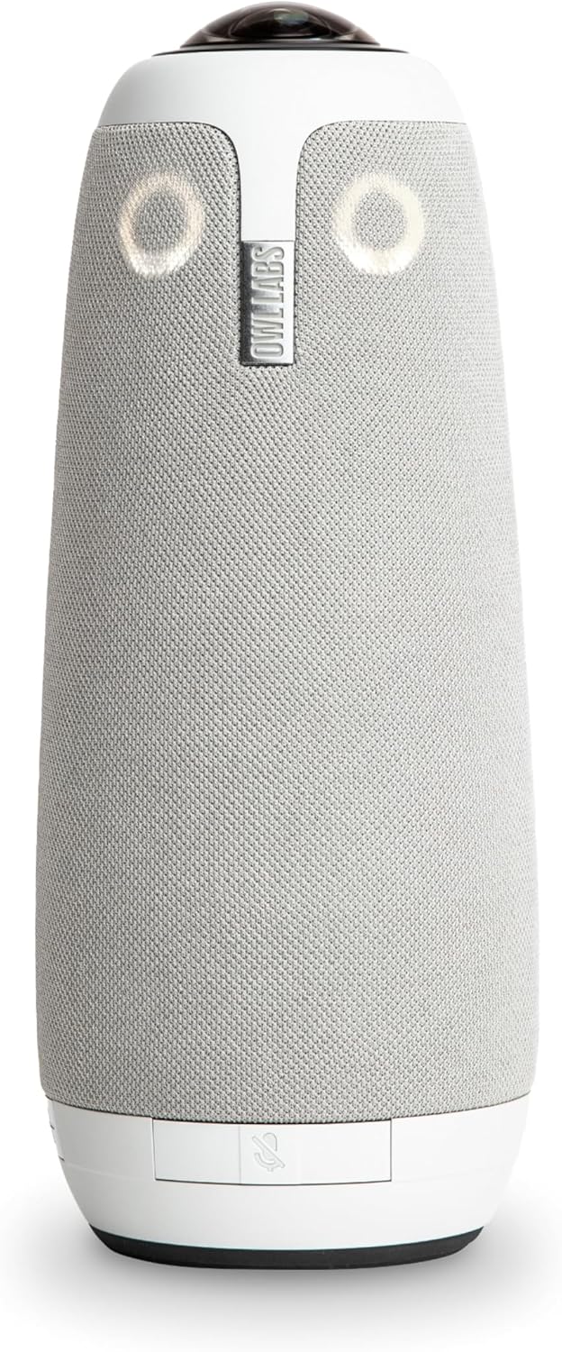 Owl Labs Meeting 3, caméra Intelligente de visioconférence à 360° en HD 1080p (focalisation Automatique sur la Personne Qui Parle, Zoom Intelligent et égalisation du Bruit) - Gris