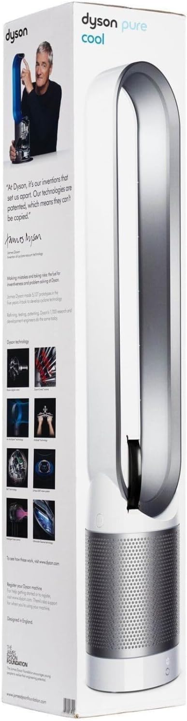 Dyson Tp00 Pure Cool Purificateur d'air avec Fonction Ventilateur, Plastique, Blanc