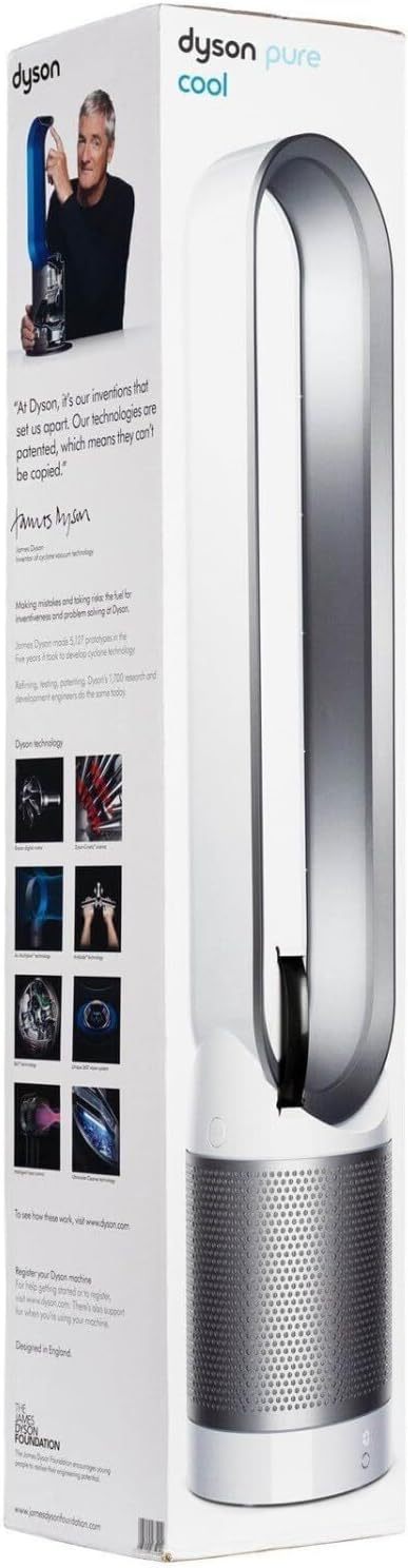 Dyson Tp00 Pure Cool Purificateur d'air avec Fonction Ventilateur, Plastique, Blanc
