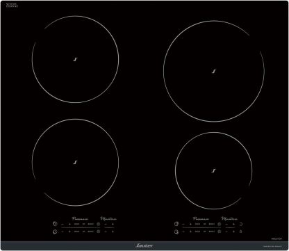 Sauter - SPI9643B - Plaque Induction - Table de Cuisson Encastrable - Noir - 4 Foyers - 7400W - Dimensions Encastrement : 56x49cm - 14 Niveaux de Puissance - Fabriqué en France