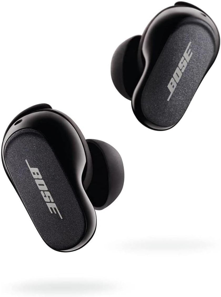 Bose QuietComfort Earbuds II, Écouteurs sans Fil, Bluetooth, écouteurs à Réduction, avec Une Réduction de Bruit et Un Son Personnalisés, Noir