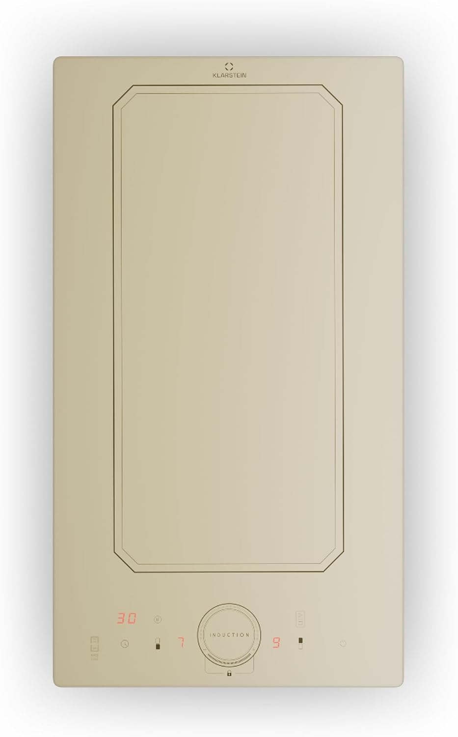 Klarstein Plaque Induction Électrique, Double Chauffage, 2 Feux, 3500W x2, Tables de Cuisson à Induction Smart Touch Control, Affichage Numérique et Minuterie, 240v