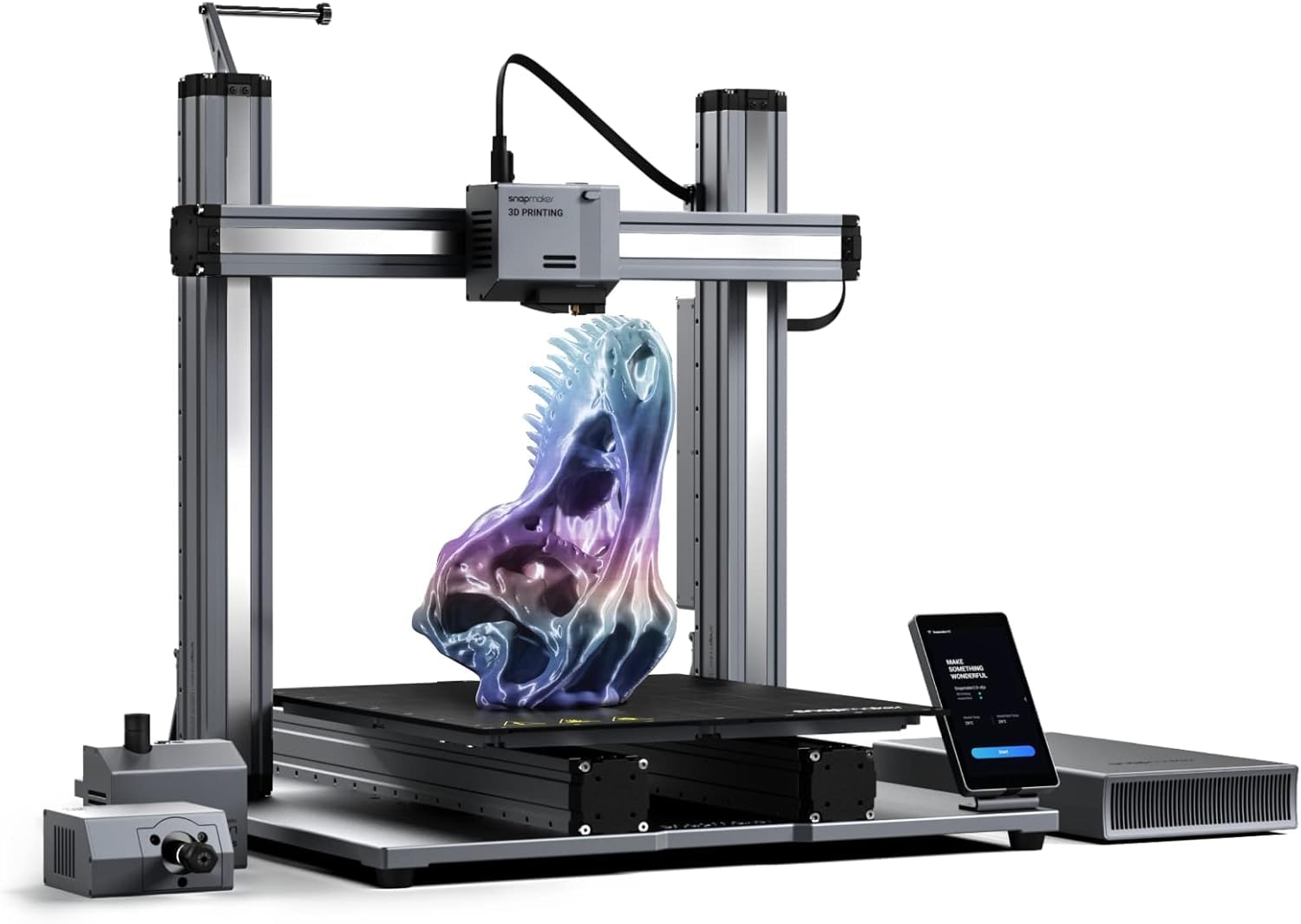 Imprimante 3D Snapmaker 2.0 A350t, 3 en 1, Tout en Métal, avec Impression 3D, Gravure Laser Et Sculpture CNC, Grande Imprimante 3D FDM, Nivellement Automatique du Lit