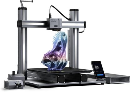 Imprimante 3D Snapmaker 2.0 A350t, 3 en 1, Tout en Métal, avec Impression 3D, Gravure Laser Et Sculpture CNC, Grande Imprimante 3D FDM, Nivellement Automatique du Lit