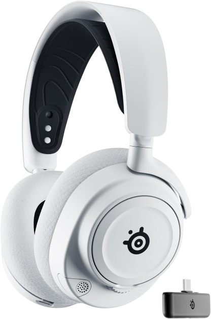 SteelSeries Arctis Nova 7X Wireless — Micro casque multi plate-formes de jeu et mobile — 2,4 GHz + Bluetooth — Autonomie 38 Hr — USB-C — Microphone amovible — Xbox Series X|S, PC, PS5, VR, Switch