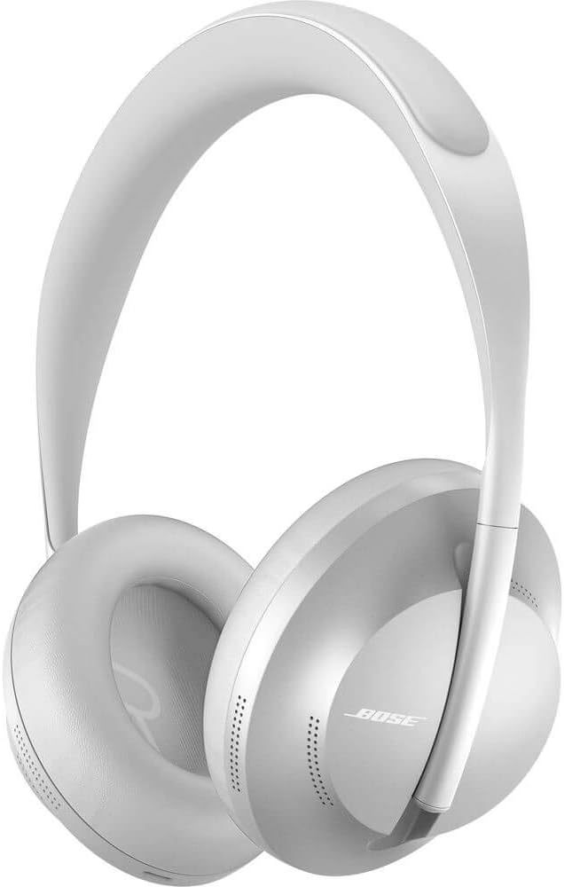 Bose Noise Cancelling Headphones 700 – Casque Bluetooth sans Fil Supra-Aural avec Microphone Intégré pour des Appels Clairs et Le Contrôle Vocal Via Alexa, Argent
