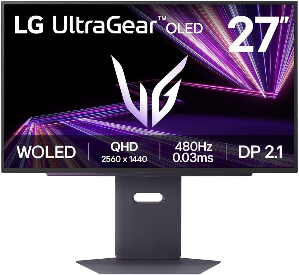 LG UltraGear 27GX790A-B Ecran PC Gaming OLED 27" - dalle OLED résolution QHD (2560x1440), 0.03 ms GtG 480Hz, DisplayHDR TrueBlack 400, DCI-P3 98.5 pour cent (CIE1976), AMD FreeSync Premium Pro, NVIDIA G-Sync