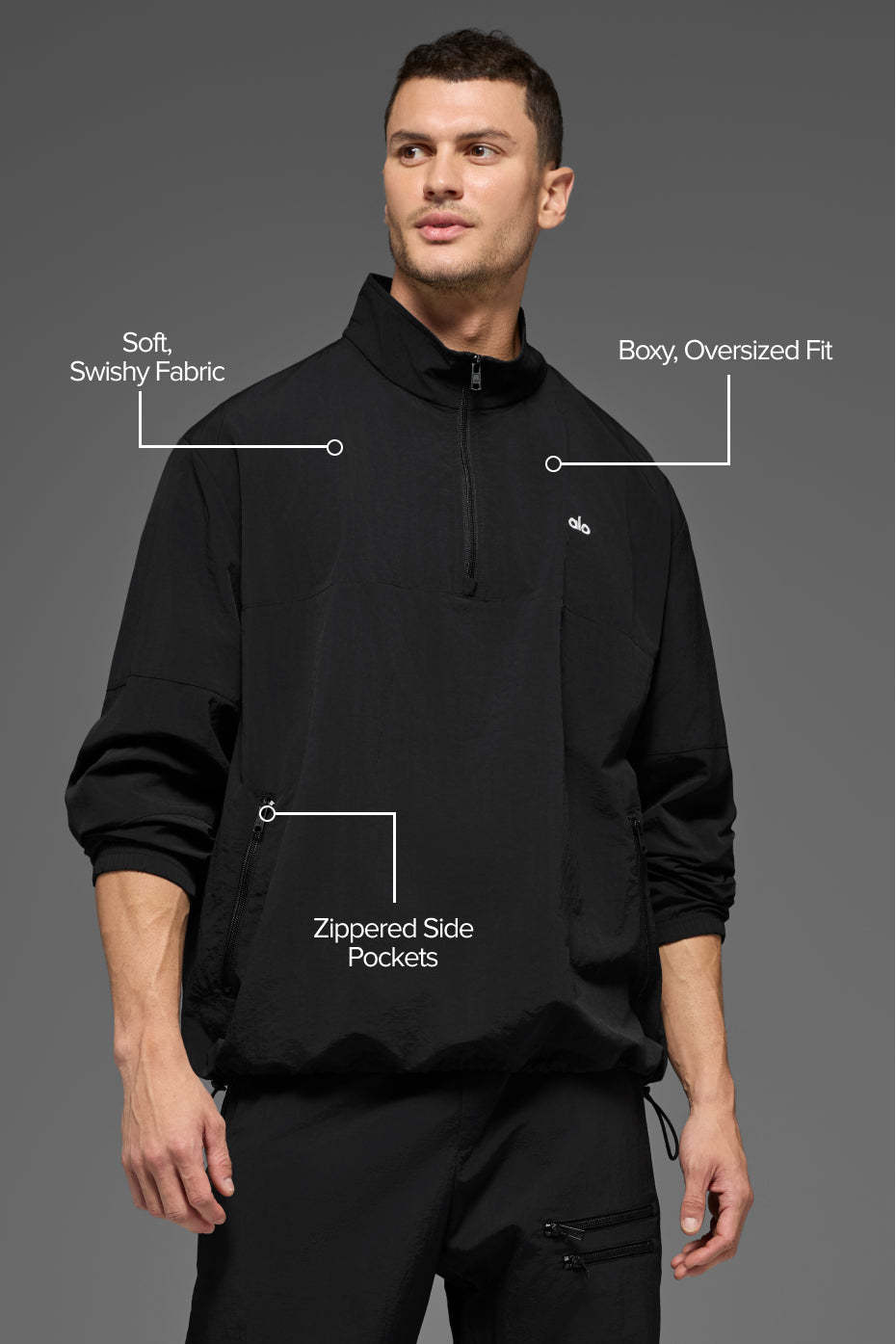 Light Weight Takeaway Track Pullover