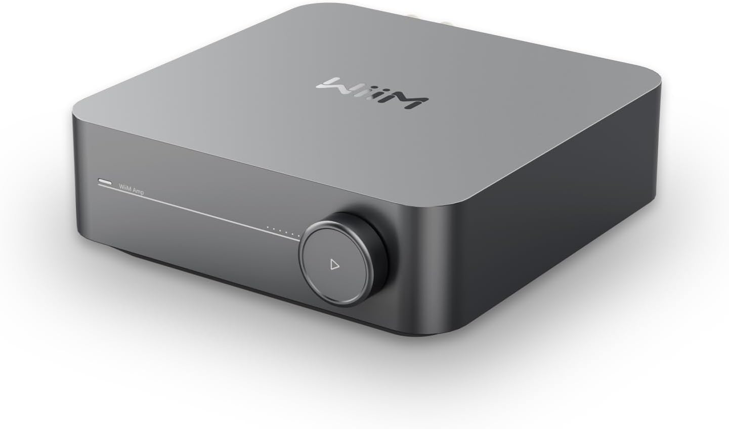 WiiM Amp : Amplificateur de Streaming Multiroom | Compatible avec AirPlay, Google Cast, Alexa | HDMI, Contrôle Vocal | Diffusez Depuis Spotify, Amazon Music, Tidal et Plus | Gris Spatial