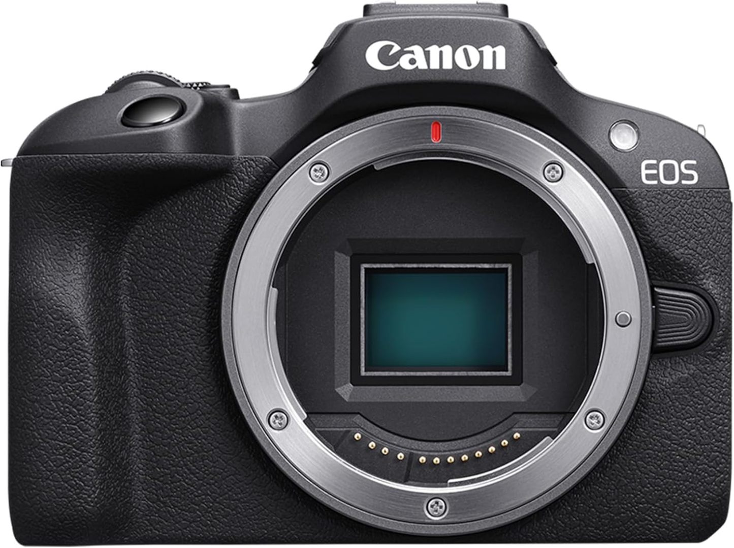 Canon EOS R100 Appareil Photo Hybride Compact à capteur APS-C stabilisé 24M Pixels, Vidéo 4K, Wi-FI, AutoFocus Dual Pixel, boitier Nu Noir