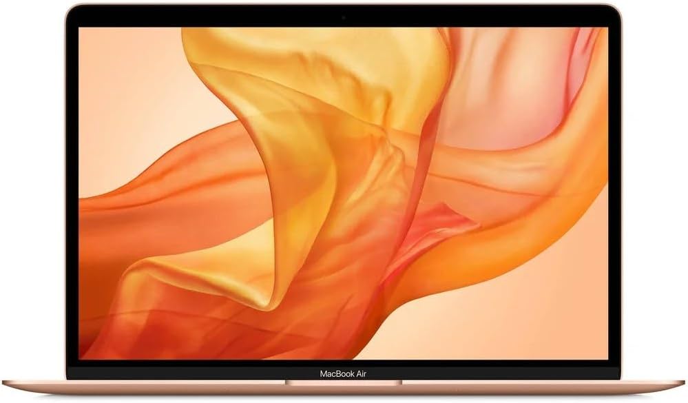 2020 Apple MacBook Air Retina with Intel 1.1 GHz Core i3 Chip (13-inch, 8GB RAM, 256GB SSD Storage) Azerty France/Belgium - Gold (Reconditionné)