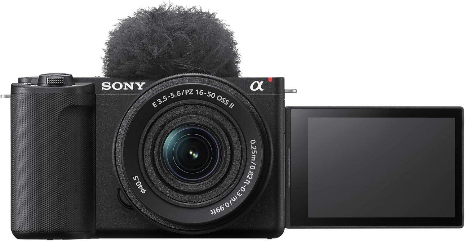 Sony ZV-E10 II | Appareil Hybride à objectifs interchangeables APS-C avec 16-50 mm f/3.5-5.6 (Vidéo 4K60p 4:2:2 10 Bits, 26 MP, Stab. Digitale, Eye AF en Temps réel)