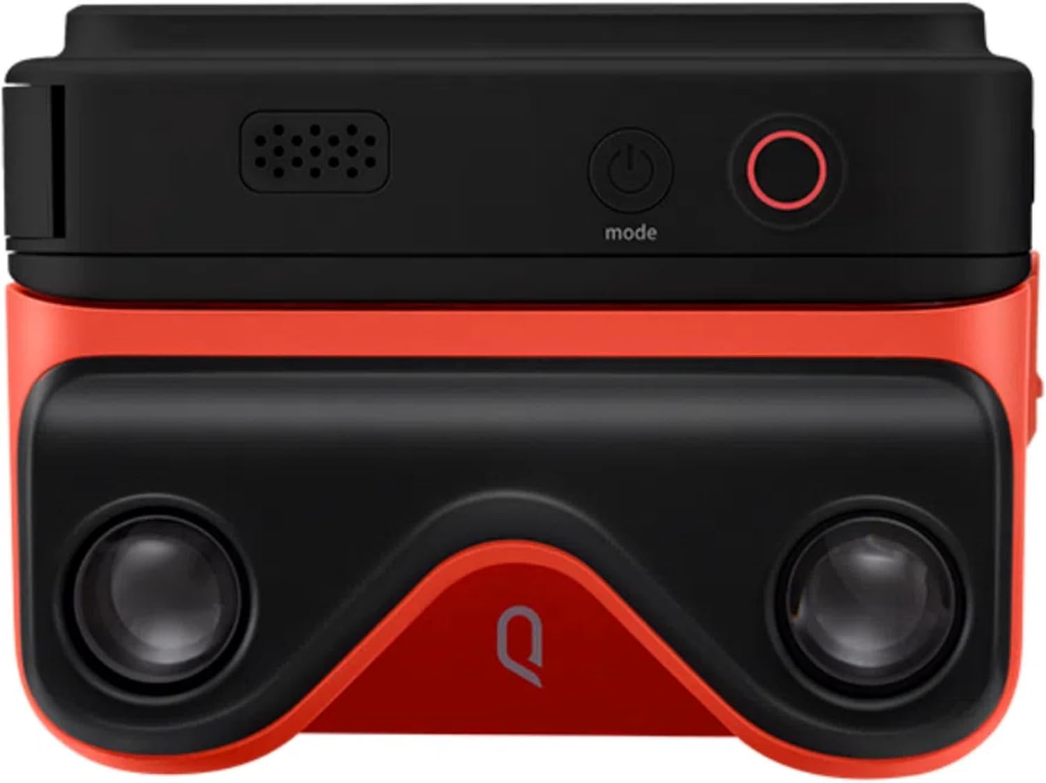 KanDao QooCam Ego - Caméra 3D intégrée avec visionneuse, vidéos 4K, Affichage stéréoscopique instantané, idéale pour Les Voyages, Les fêtes, Appareil VR, Appareil Photo Noir et visionneuse 3D Rouge.