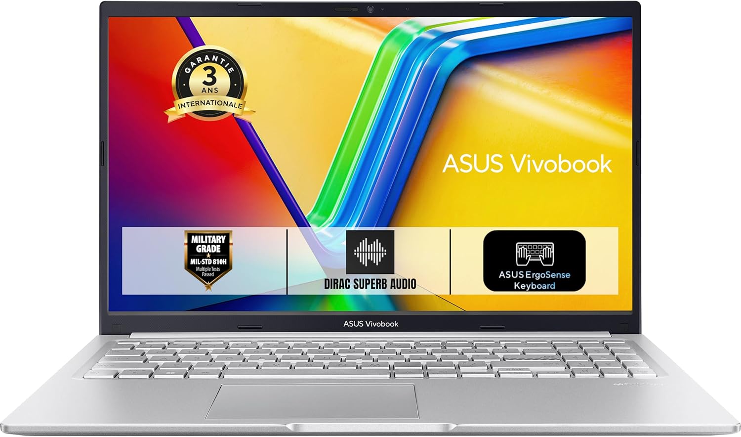 ASUS Vivobook 15 S1502YA-NJ679W 15.6 Pouces FHD PC Portable (AMD Ryzen7 5825U jusqu'à 4.5 GHz, 16Go DDR4, 1To SSD, AMD RadeonGraphics, Windows 11 Home) – Clavier AZERTY