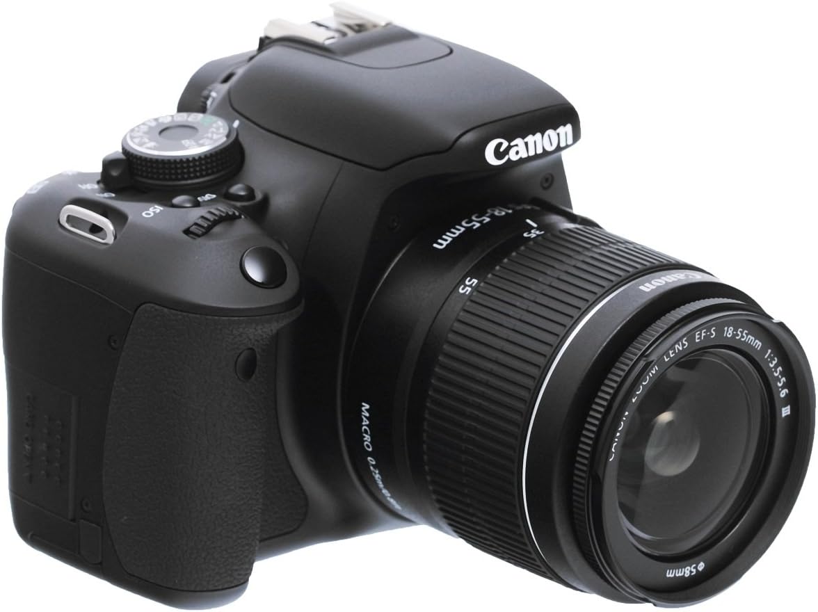 Canon EOS 600D Appareil photo numérique Reflex 18 Mpix Kit Objectif 18-55mm IS II Noir