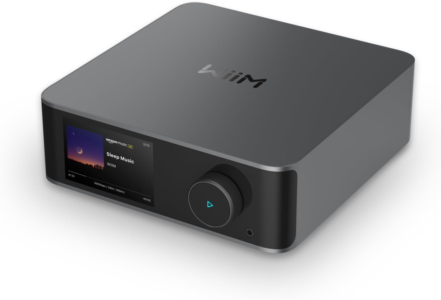 WiiM Ultra Music Streamer & Préampli Numérique | Écran Tactile de 3,5", Compatible avec Google Cast & Alexa,Diffusion de Spotify, Amazon Music,Tidal | HDMI ARC,Entrée Phon&Sortie Casque | Gris Spatial