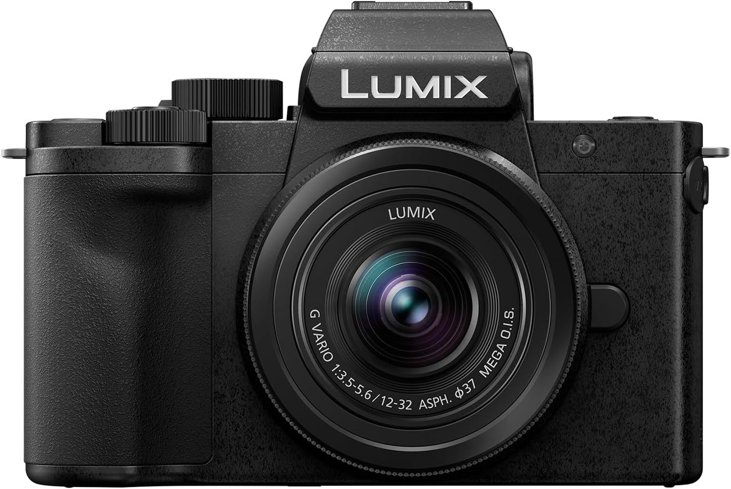 Panasonic Lumix G100D | Appareil Photo Hybride + Objectif Lumix 12-32mm (Capteur 4/3 20.3MP, Vidéo 4K/ 30p, OZO Audio by Nokia, Mode Selfie Vidéo, Stab.) Noir – Version Française