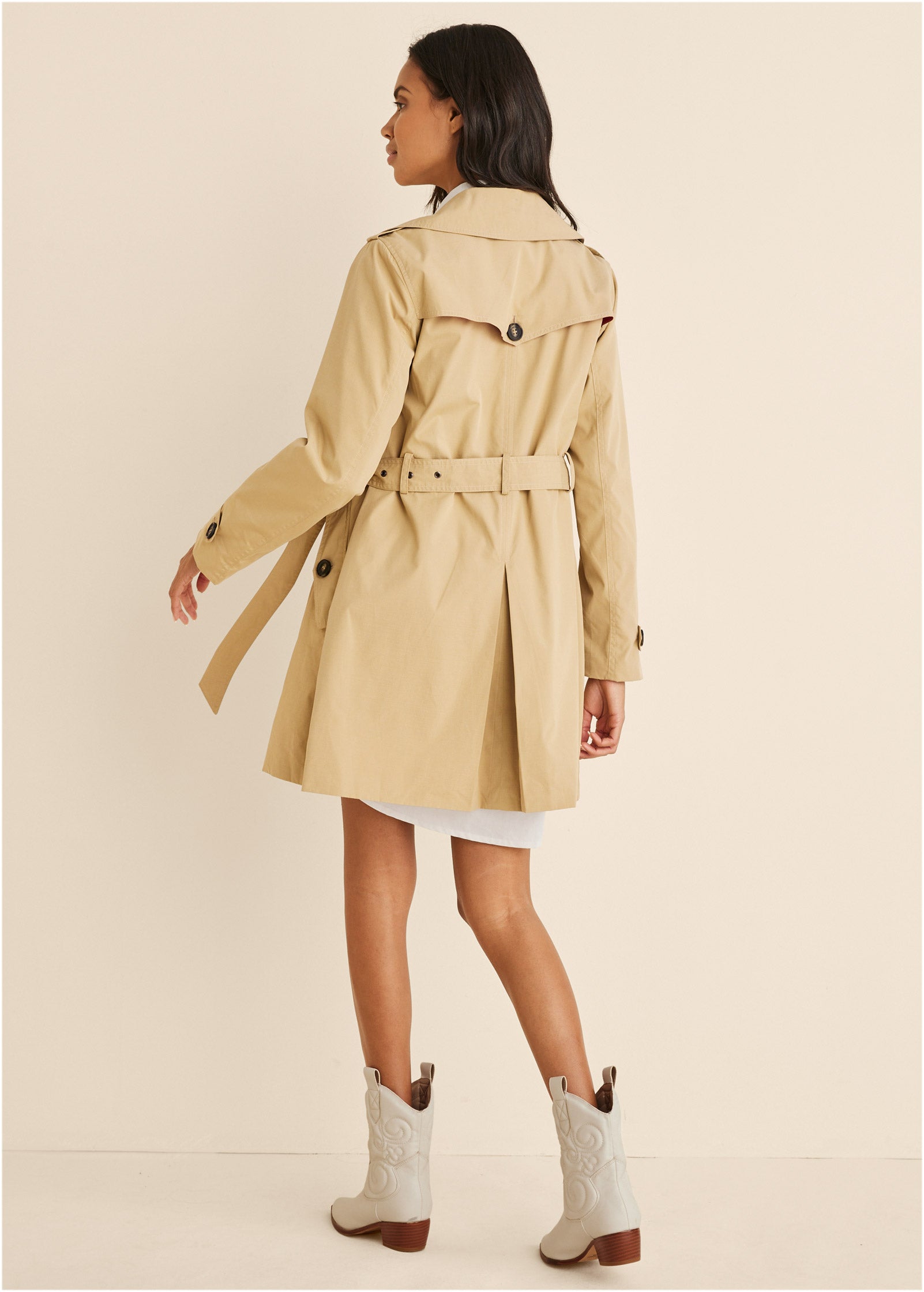 The Perfect Trench Coat - Gold-Basic Charm Store