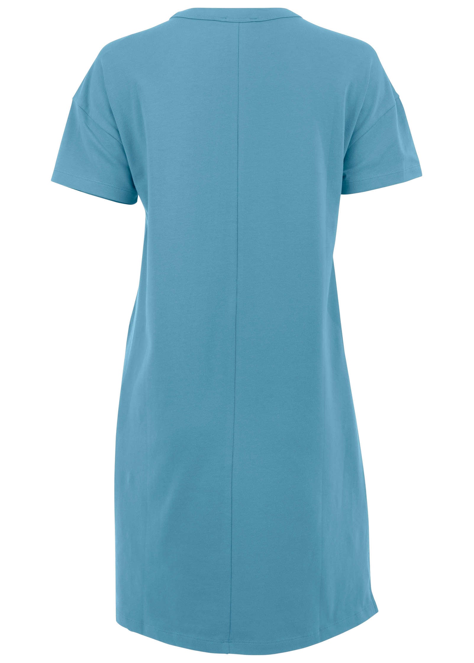 T-Shirt Dress - Blue-Basic Charm Store