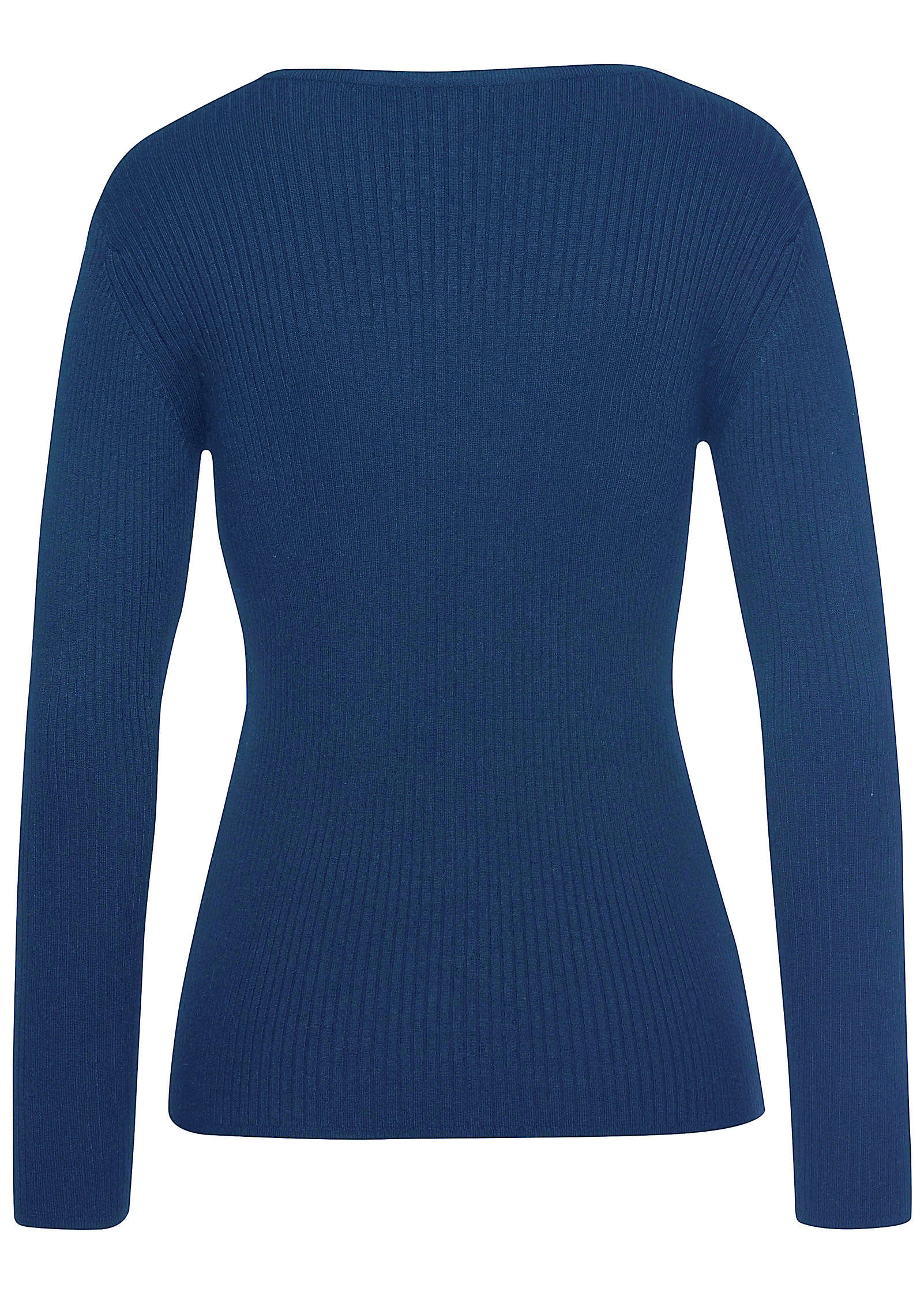 Zip-Up Sweater - Blue-Basic Charm Store
