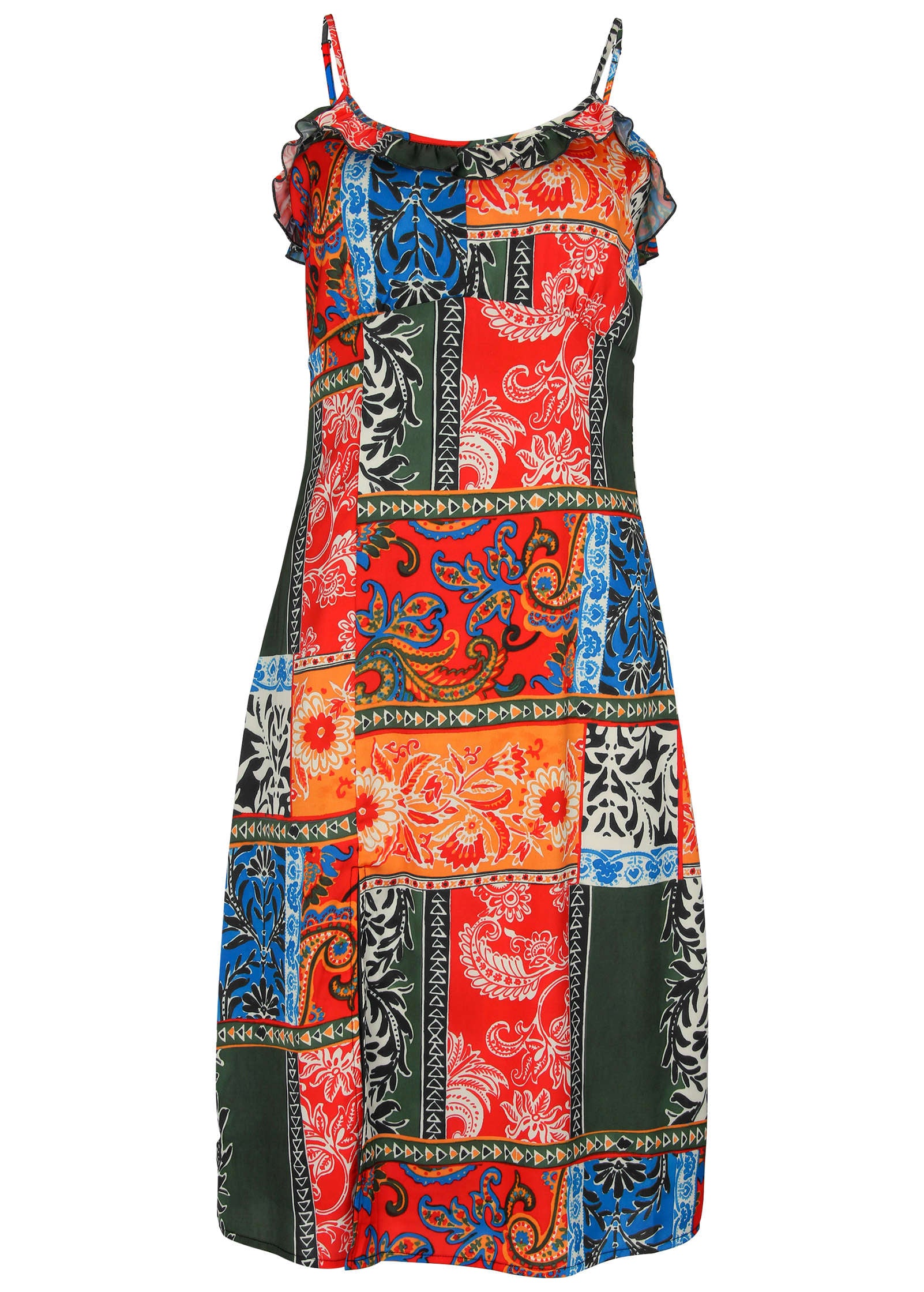 Stretch Charm Midi Dress - Tamarini Garden Tile-Basic Charm Store