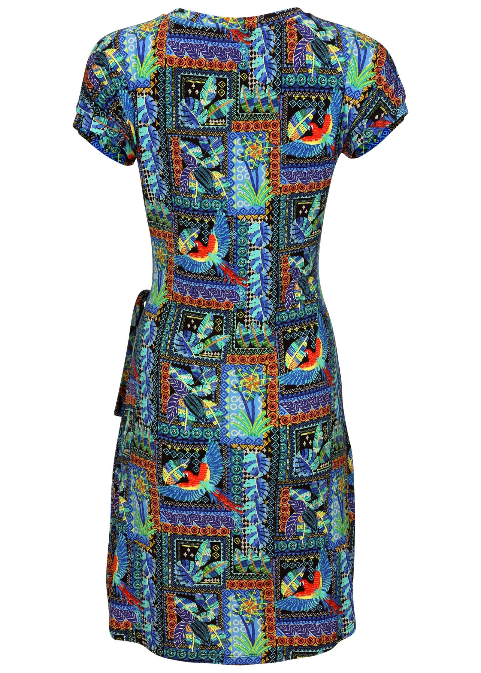 Tie-Front T-Shirt Dress - Market Menagerie-Basic Charm Store