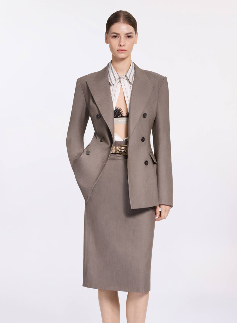 Cotton Twill Blazer