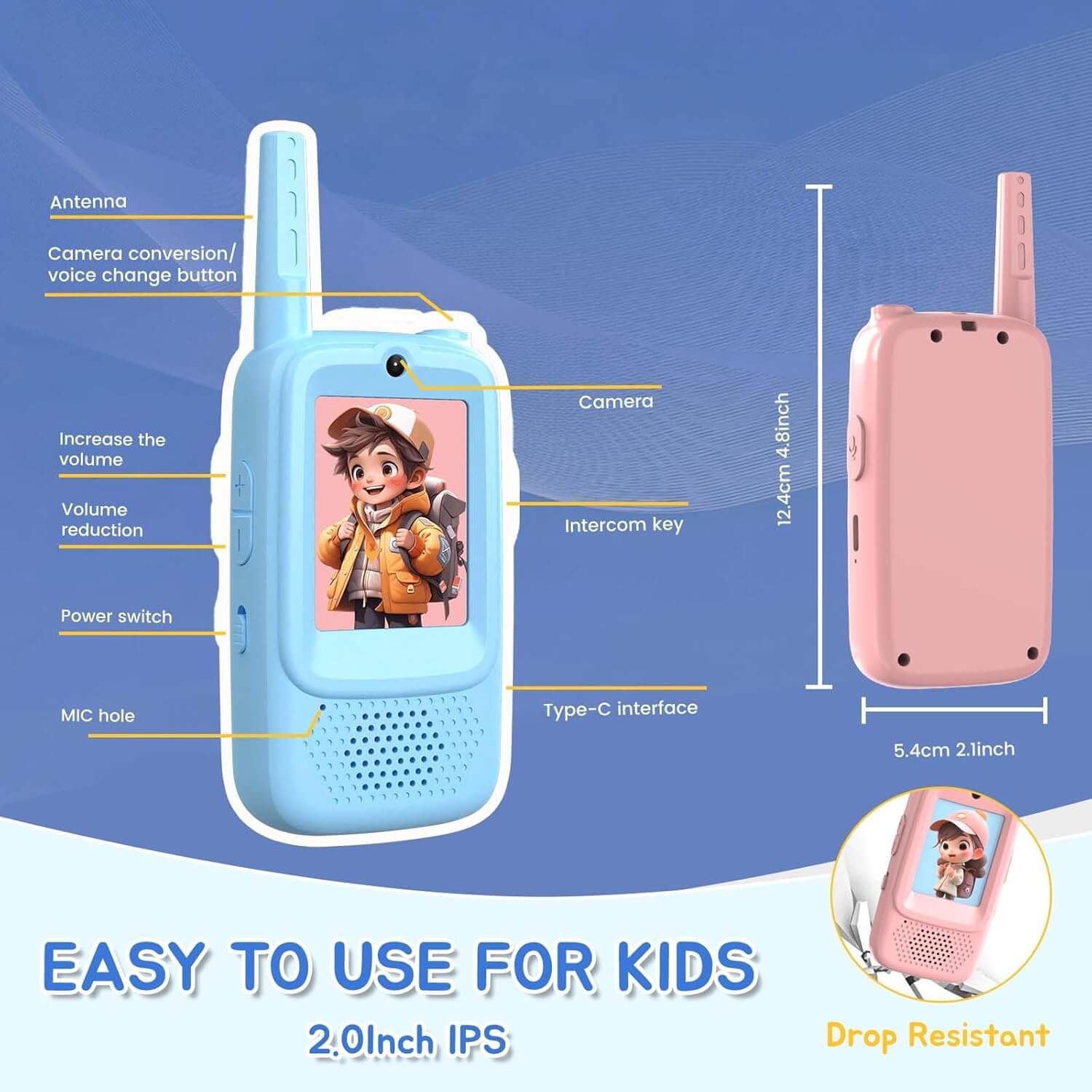 Marevon® HD Video Walkie-Talkies 2025 Edition 