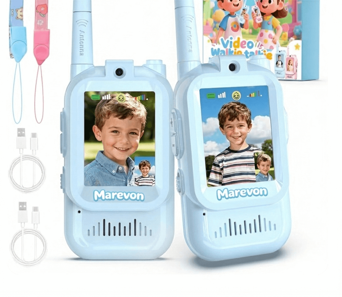 Marevon® HD Video Walkie-Talkies 2025 Edition (2-Pack)