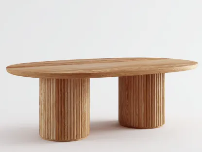Table à manger en bois 180x100x75 cm - chêne naturel - style moderne-Habitatete