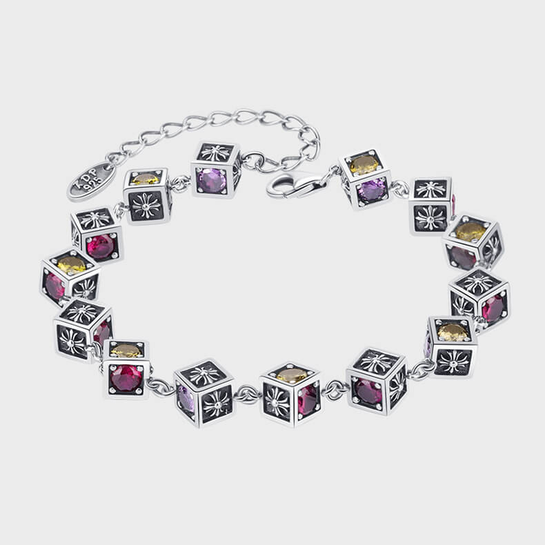 S925 dice bracelet-MARDAZA