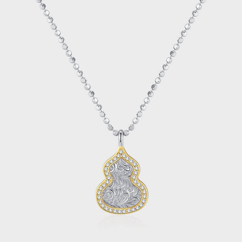 S925 Gourd Necklace-MARDAZA