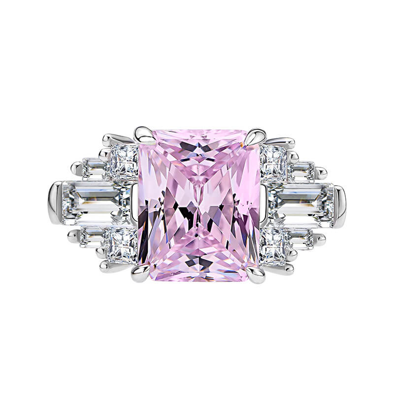 S925 Ice Cut High Carbon Diamond Ring-MARDAZA