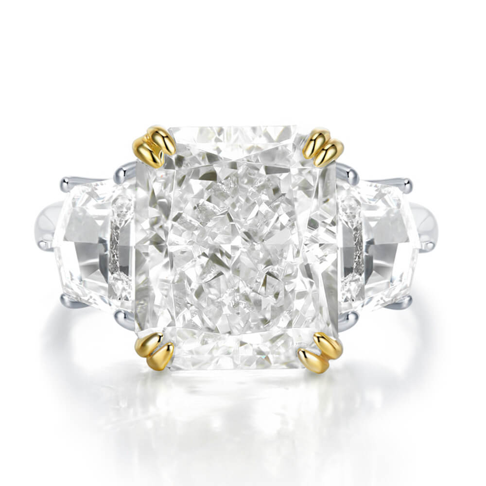 S925 Luxury 13CT High Carbon Diamond Ring-MARDAZA
