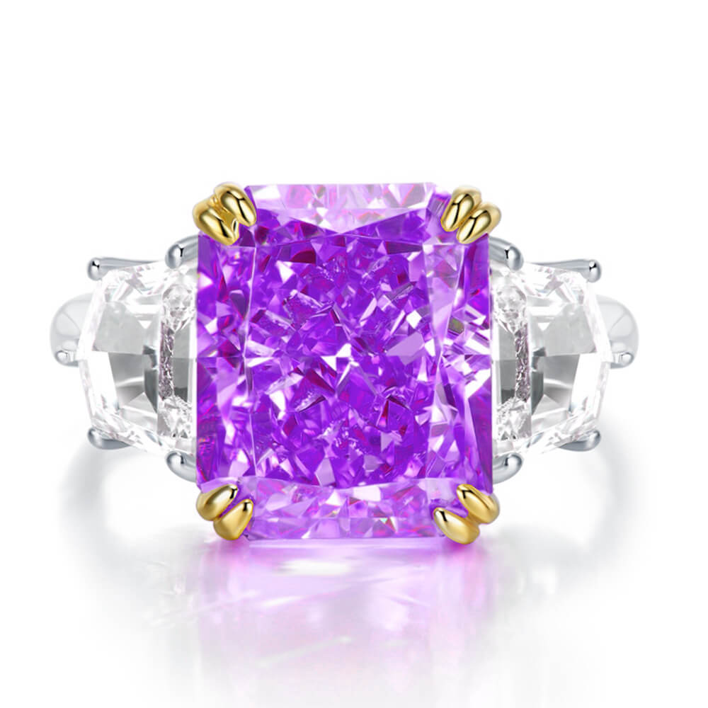 S925 Luxury 13CT High Carbon Diamond Ring-MARDAZA