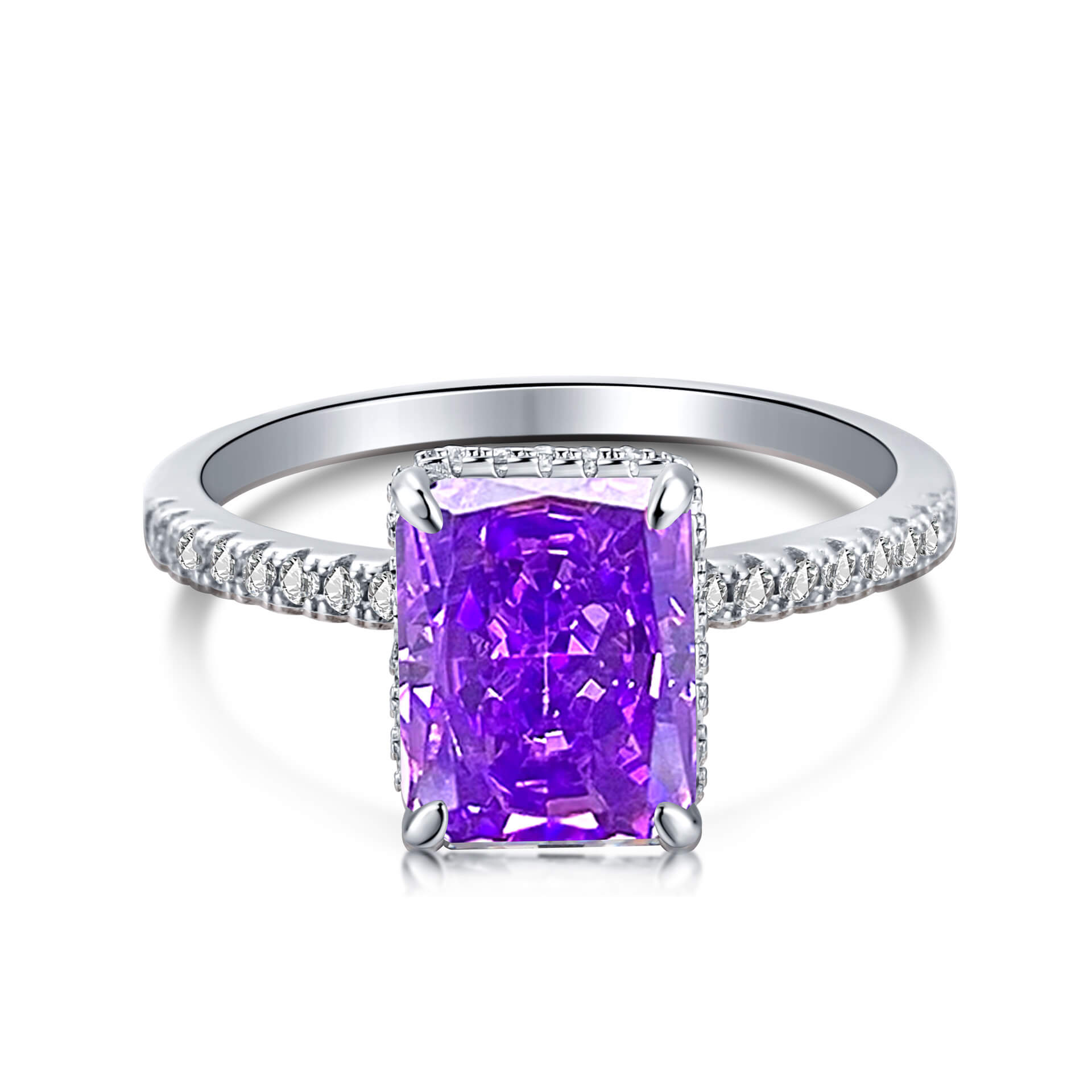 S925 Grade 8A Zircon Ring-MARDAZA