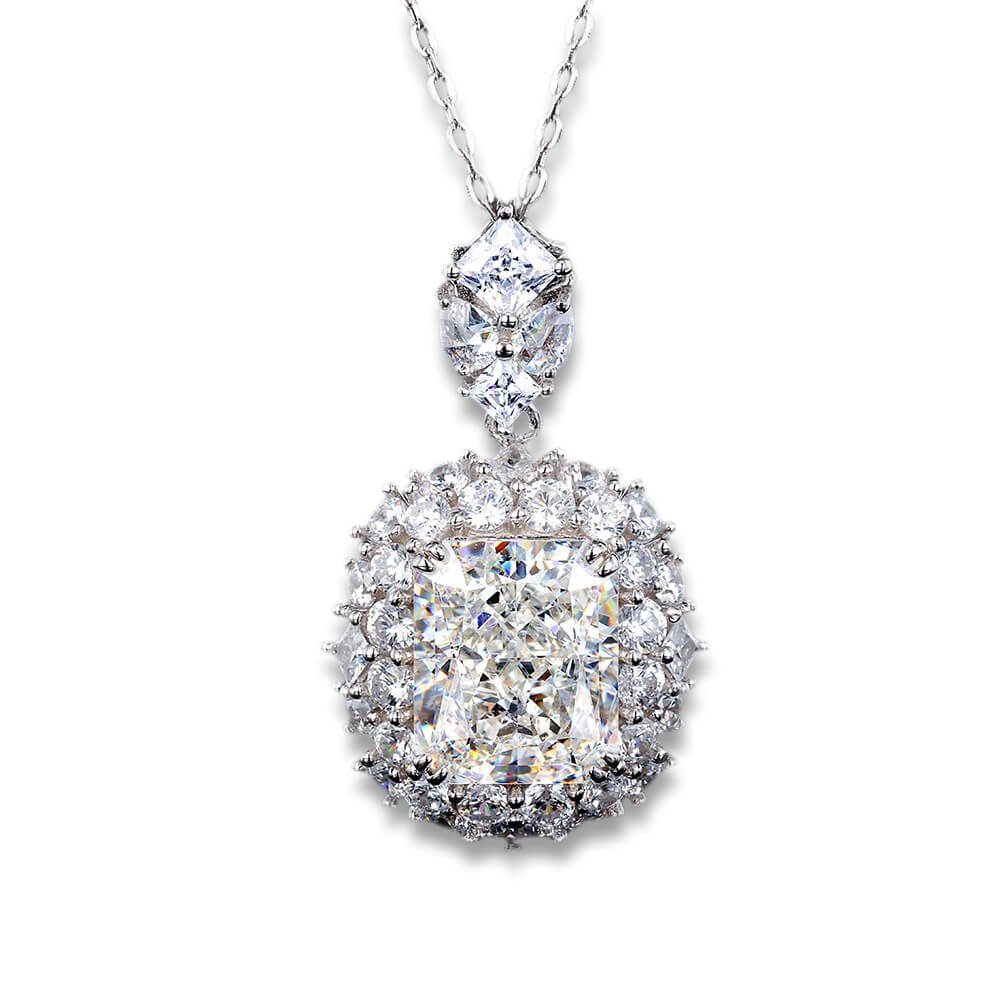S925 Full Star High Carbon Diamond Necklace-MARDAZA