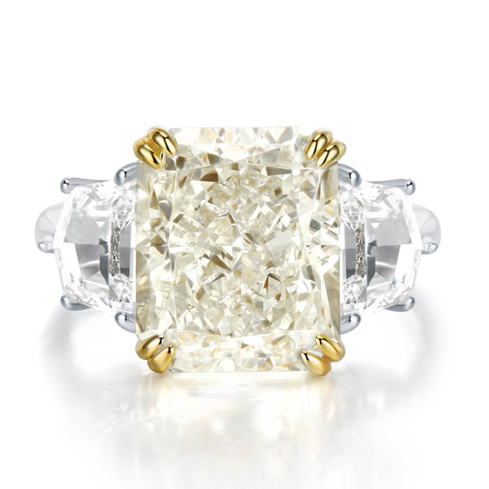 S925 Luxury 13CT High Carbon Diamond Ring-MARDAZA