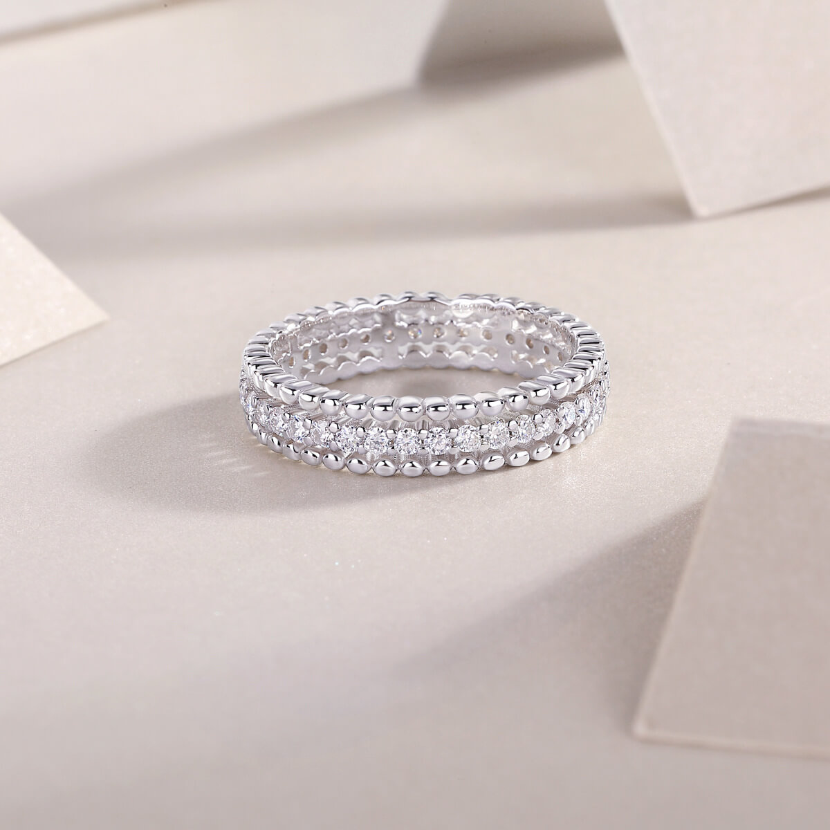 S925 Radiant Elegance Moissanite Ring-MARDAZA