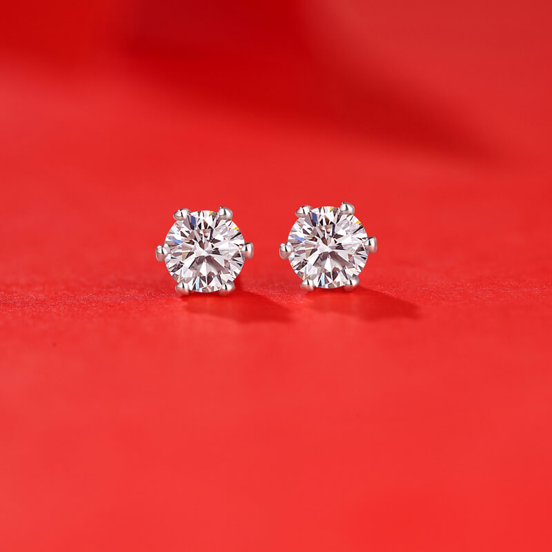  S925 Winter Breeze Moissanite Earrings -MARDAZA