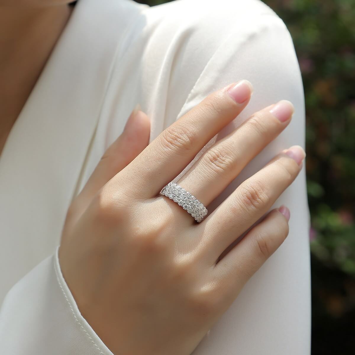 S925 Moissanite Phantom Ring-MARDAZA