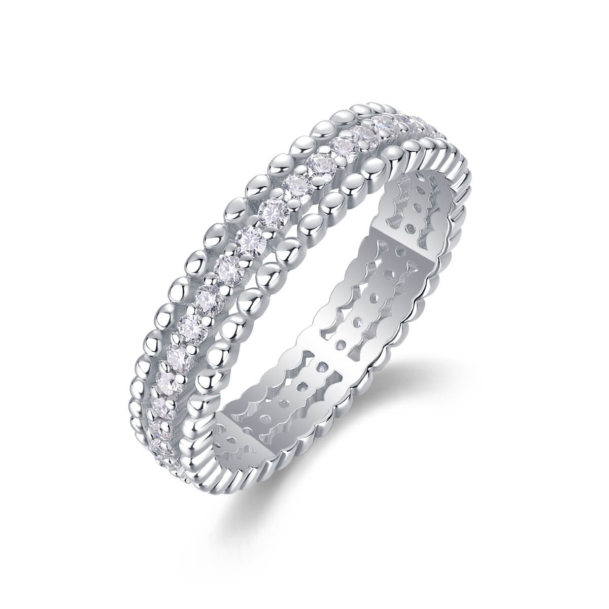 S925 Radiant Elegance Moissanite Ring-MARDAZA