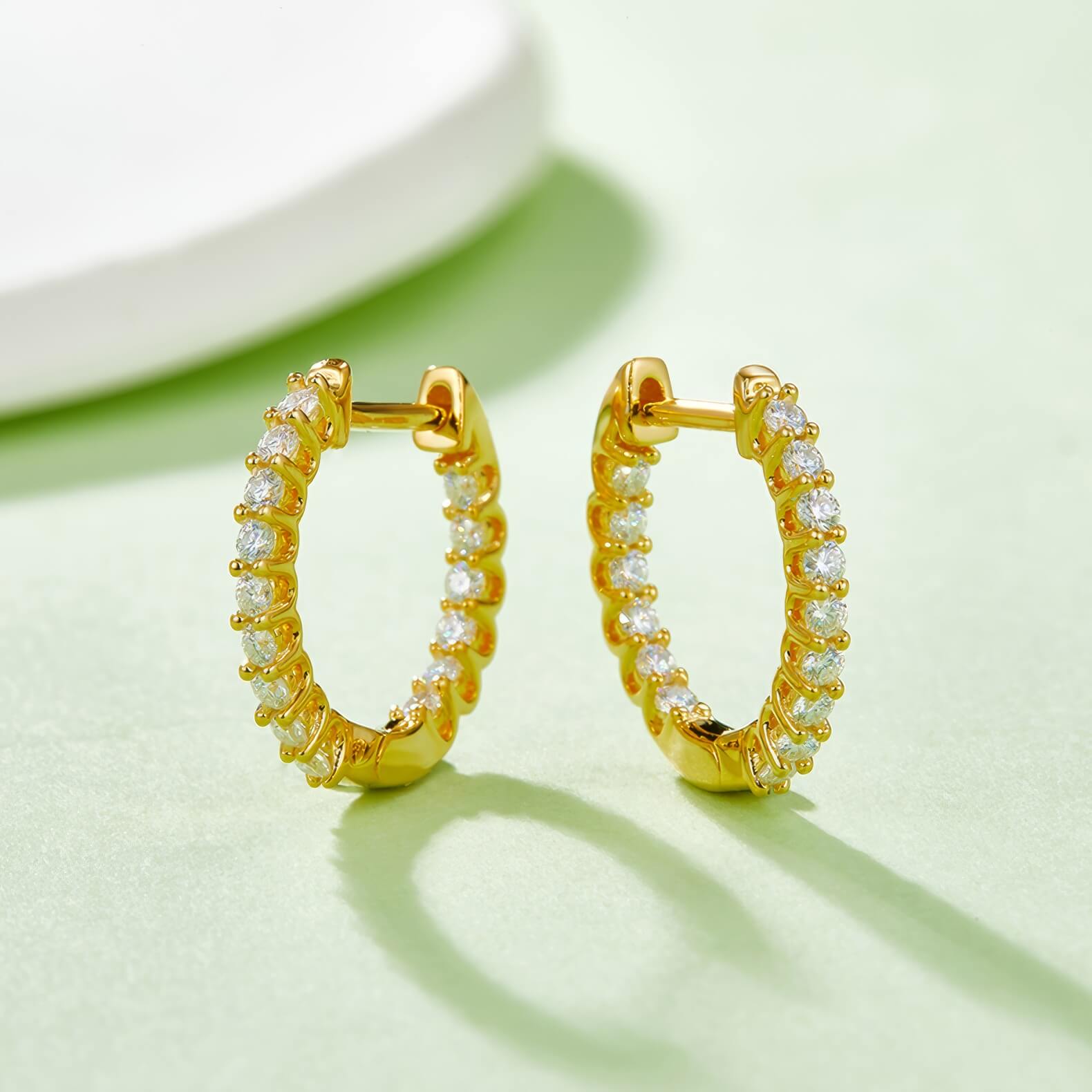 S925 Eternal Connection Moissanite Earrings-MARDAZA