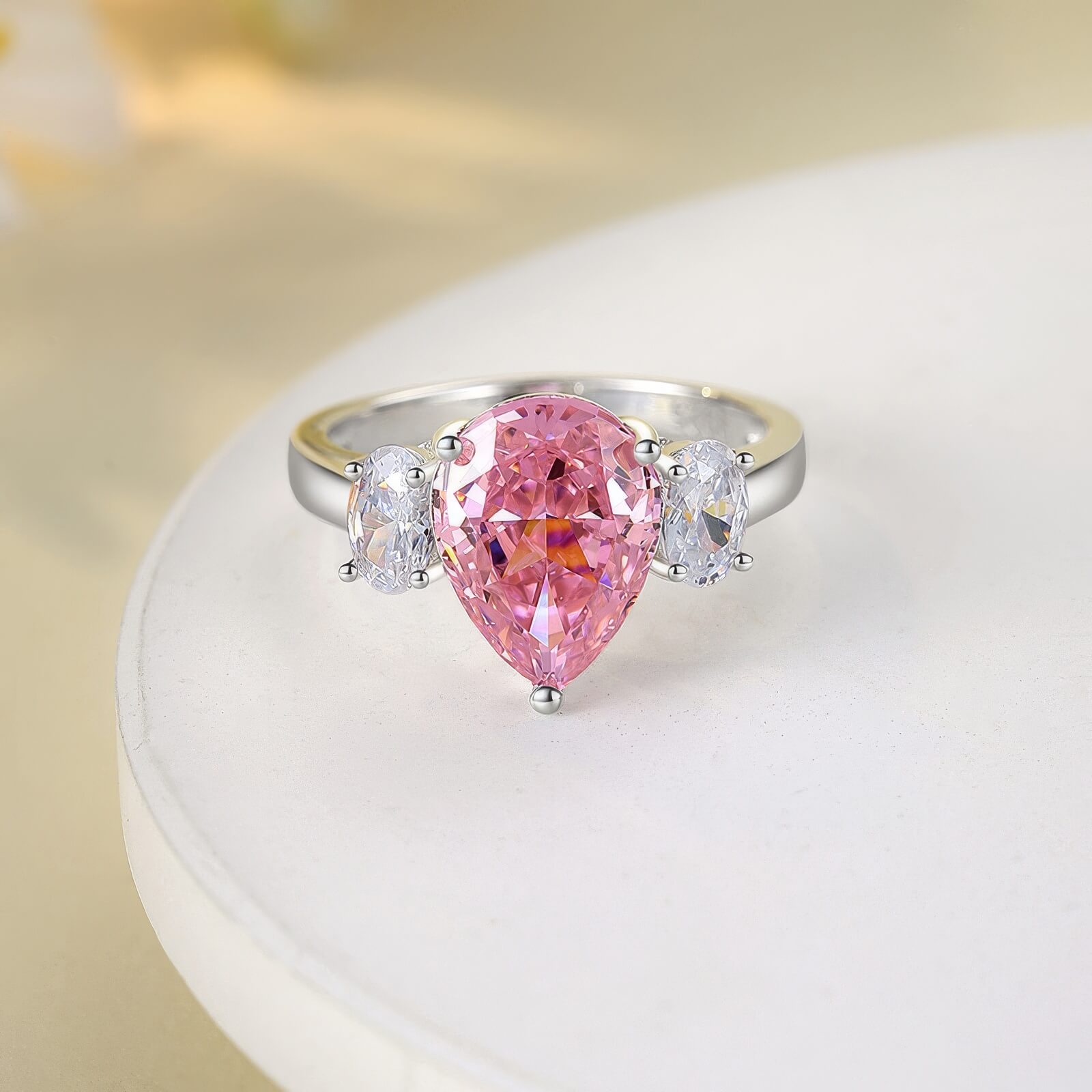 S925 Luxury 10CT Water Drop High Carbon Diamond-MARDAZA